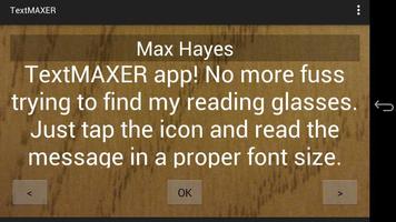 TextMAXER SMS Reader تصوير الشاشة 2