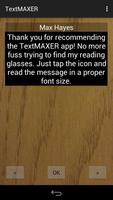 برنامه‌نما TextMAXER SMS Reader عکس از صفحه
