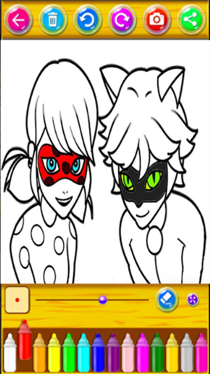 Coloring Book For Ladybug Miraculou Cat Noir New For Android Apk Download Coloring Book For Ladybug Miraculou Cat Noir New For Android Apk Download