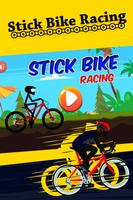 Stick compite con la bici Poster