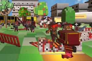Cube Grève Hero: Zombie Attack capture d'écran 2
