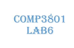 COMP3801 Lab 6 الملصق