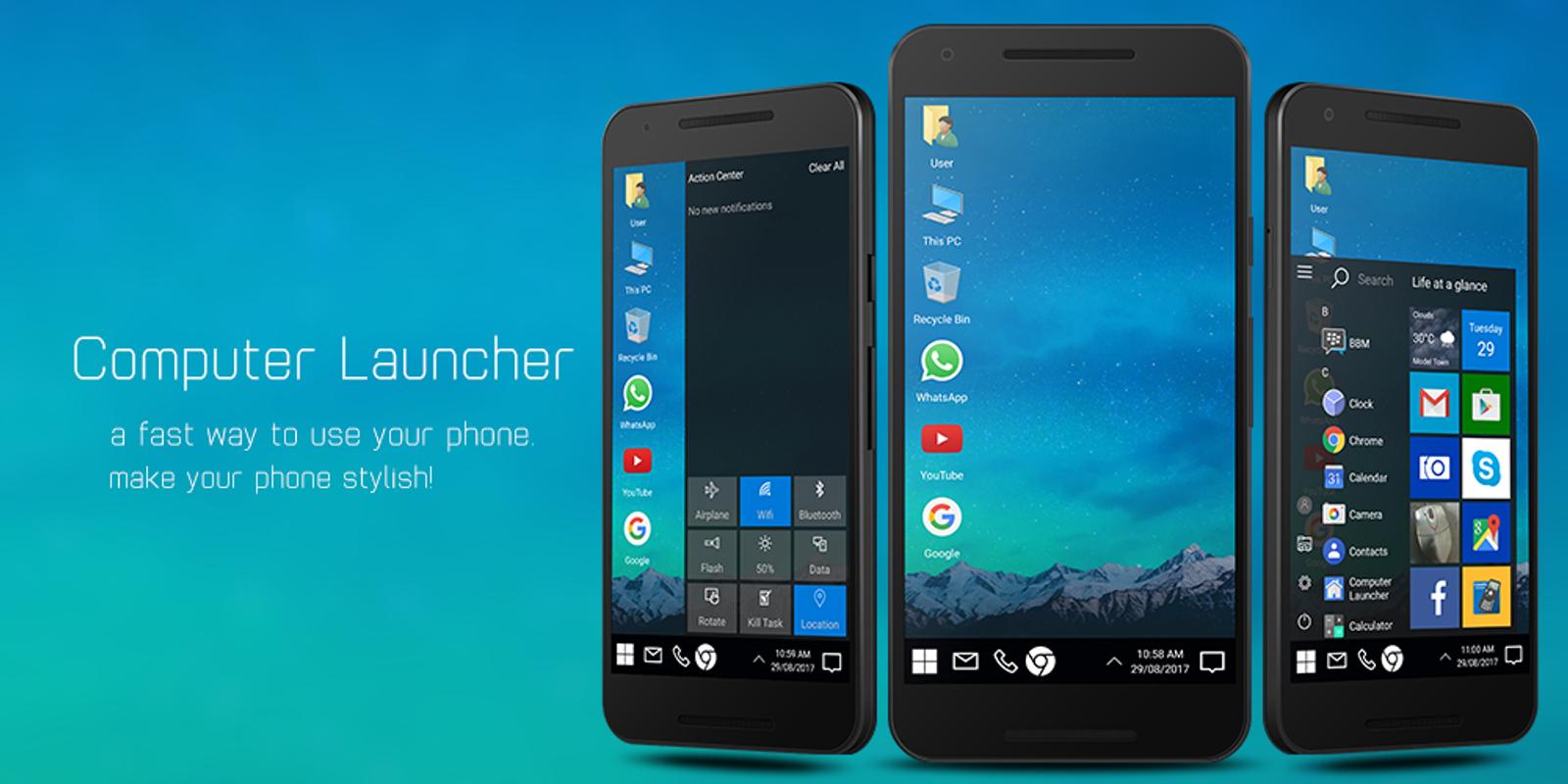 Computer Launcher - Win 10 Style APK Download - Free 