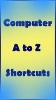 Poster Computer A to Z Shortcuts