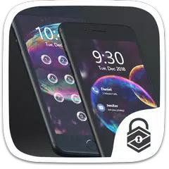 Bubble Circle Lock Screen