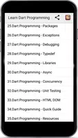 Learn Dart Programming captura de pantalla 1