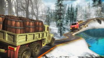 雪 トラック ドライバ 3D スクリーンショット 1
