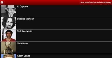 U.S : Most Notorious Criminals 스크린샷 2