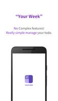 Your Week - Simple Todo / Task List পোস্টার