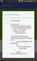 trick cheat for clash of clans ポスター