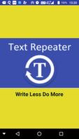 Text Repeater الملصق