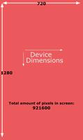 Device screen dimensions poster