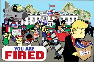 Fired Trump-poster