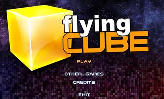 Flying Cube الملصق
