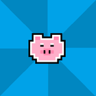 Hungry piglet icon