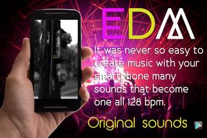 EDM DJ ELECTRO MUSIC MIX PAD ポスター
