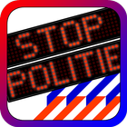 Politie Stop bord icono