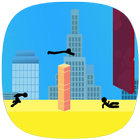 Icona stickman parkour runner platform