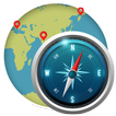 Kompas pada Peta GPS