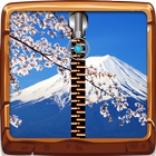 Mount Fuji Zipper Lock Screen icon