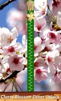 Cherry Blossom Zipper UnLock Affiche