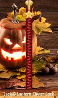 Jack-O-Lantern Zipper Lock Affiche