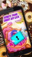 Donuts Theme Smart App Lock Affiche