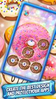 Donuts Theme Smart App Lock capture d'écran 1