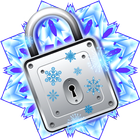 Snowflakes Theme Smart App Lock icône