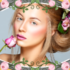 Flower Photo Collage Editor آئیکن