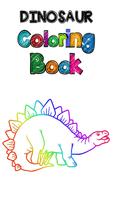 Dinosaur Coloring Book Affiche