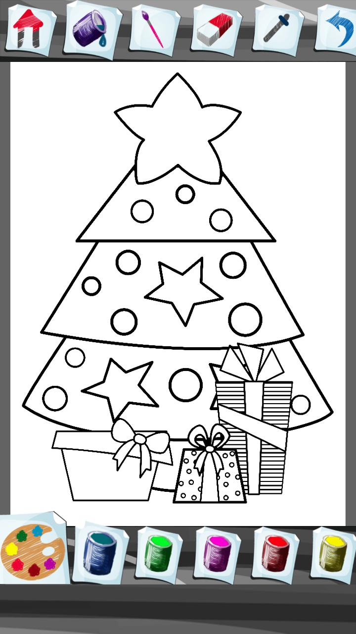 xmas mewarnai pohon buku for Android APK Download