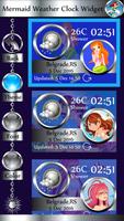 Mermaid Weather Clock Widget capture d'écran 3