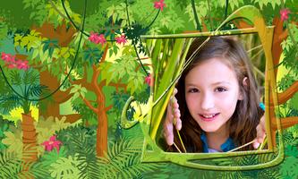 Jungle Kids Photo Frames Affiche