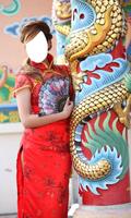 Chinese Dress Photo Editor Affiche