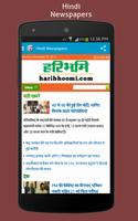 Hindi Newspapers capture d'écran 1
