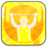 complete gym exercise guide أيقونة