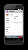 German Dictionary PRO Affiche