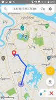 Yangon Map ポスター