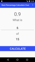 Easy Percentage Calculator! Affiche