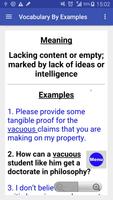 Vocabulary By Examples capture d'écran 3