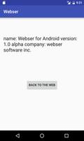 Webser for android captura de pantalla 2