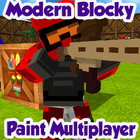 Modern Blocky Paint Online icône