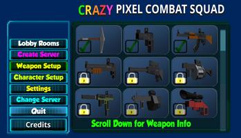 برنامه‌نما Crazy Pixel Combat Squad Multiplayer عکس از صفحه