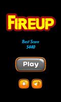 Fire up - Balls and bricks tank fire balls الملصق