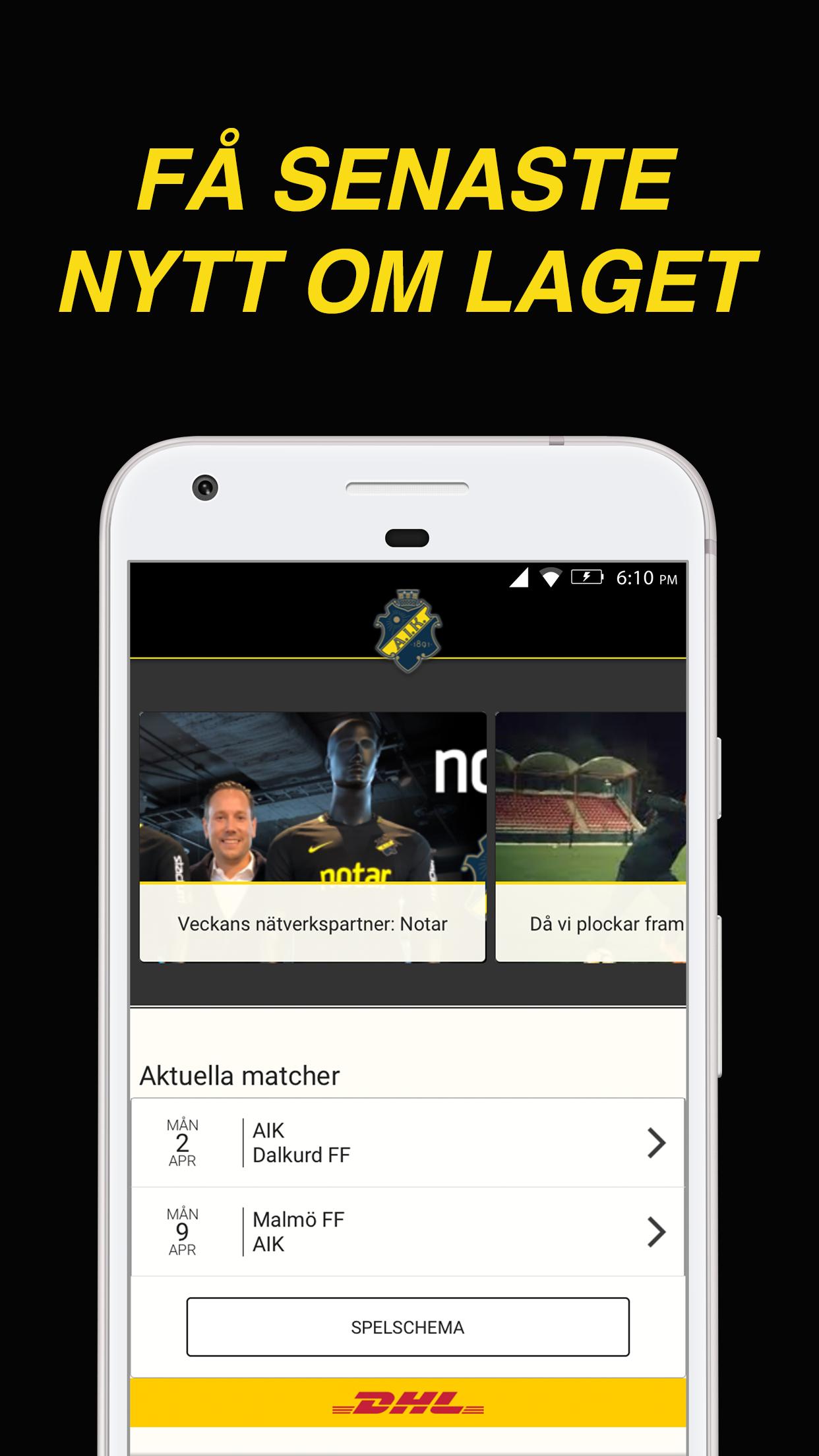 AIK Fotboll Live for Android - APK Download