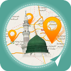Makkah Madinah Live Hajj - Madina Guide Maps Haram icône