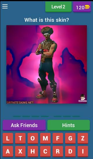 Fortnite Skin Quiz For Android Apk Download - kingkennytv roblox