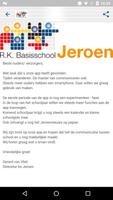 Basisschool Jeroen poster