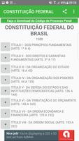 Constituição Federal do Brasil capture d'écran 1